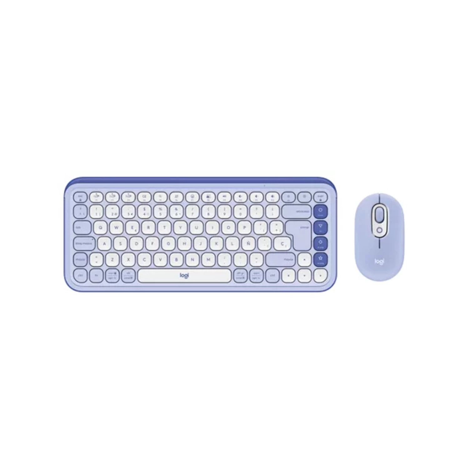 [920-013054] Teclado y mouse Inalámbrico Logitech Pop Icon Lila