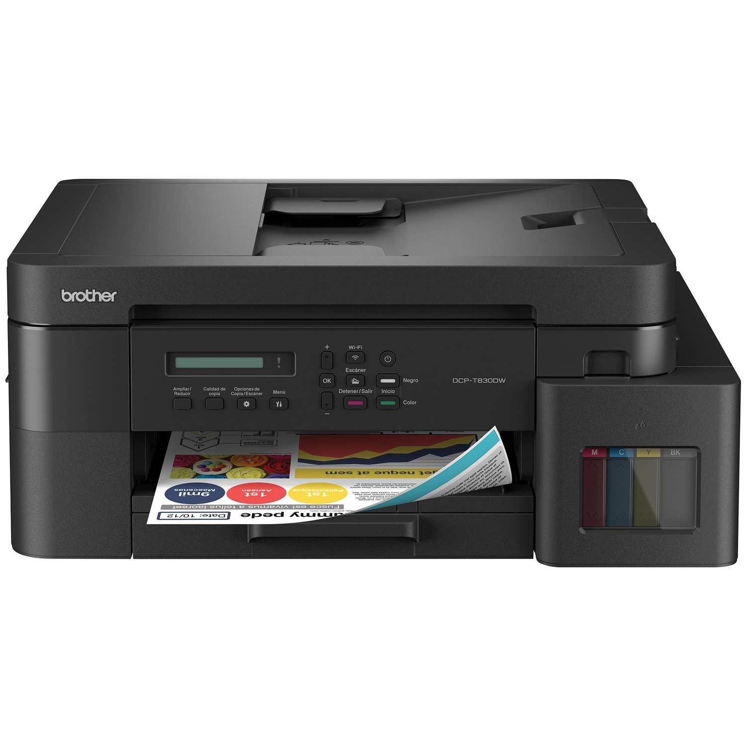 [DCPT830DW] Impresora Multifunción Sistema Continuo Brother T830DW ADF wifi A5 A6