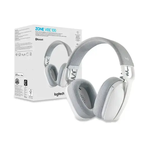 [981-001218] Auricular Inalámbrico LOGITECH Zone Vibe100 Blanco