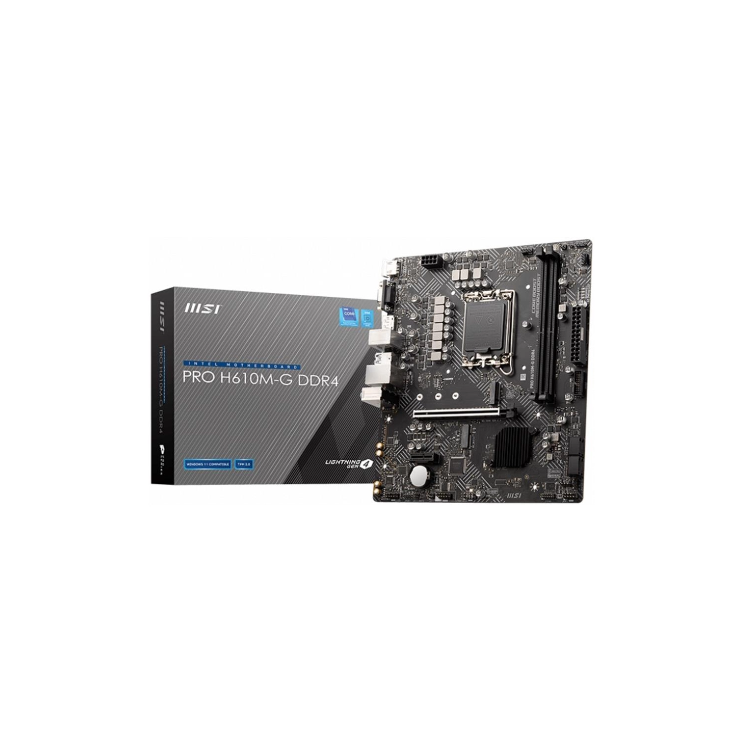 [PRO H610M-G DDR4] Placa Madre MSI Pro H610M-G s1700 DDR4