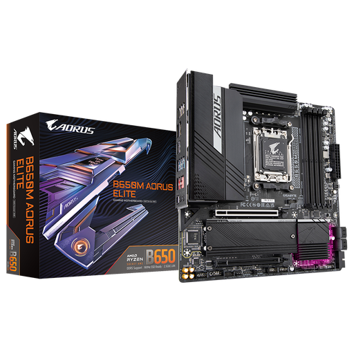 [B650MAORUSELITE] Placa Madre Gigabyte B650M Aorus Elite AM5 DDR5