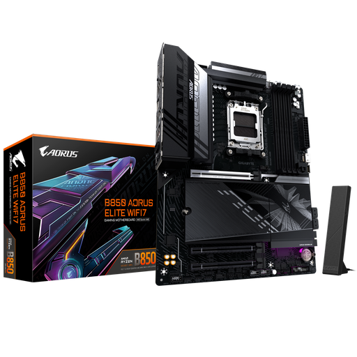 [B850 A ELITE WF7] Placa Madre Gigabyte B850 Aorus Elite Wifi7 AM5 DDR5