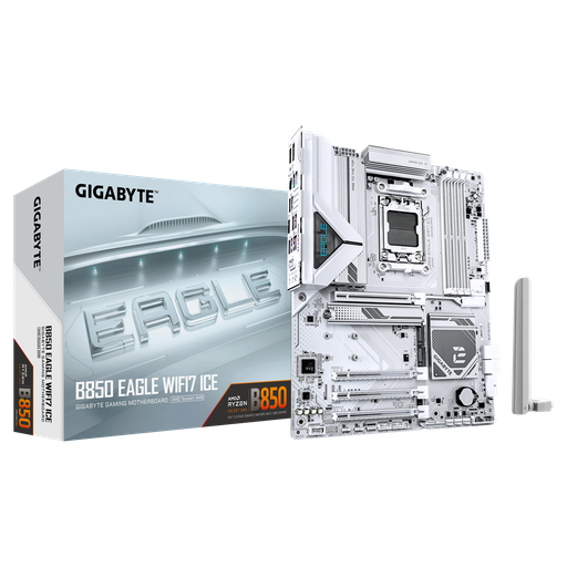 [B850EAGLEWF7ICE] Placa Madre Gigabyte B850 Eagle Wifi7 Ice AM5 DDR5