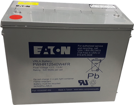 [PW HR12540W4FR] Batería Eaton 12V 540W 15min 140Ah