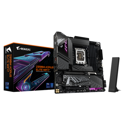 [Z890M A ELITE WIFI7] Placa Madre Gigabyte Z890M A Elite Wifi7 s1851 DDR5