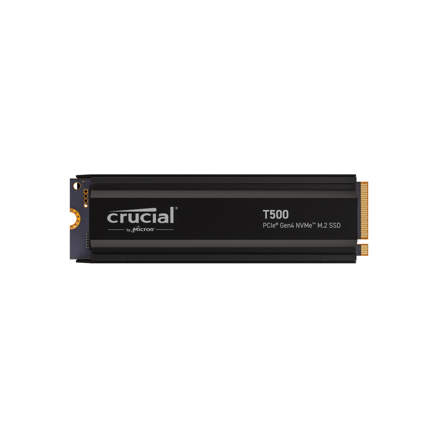 [CT1000T500SSD5] Disco SSD M.2 NVMe Crucial 1TB T500 PCIe Gen4 7300MB/s c/disipador 2280
