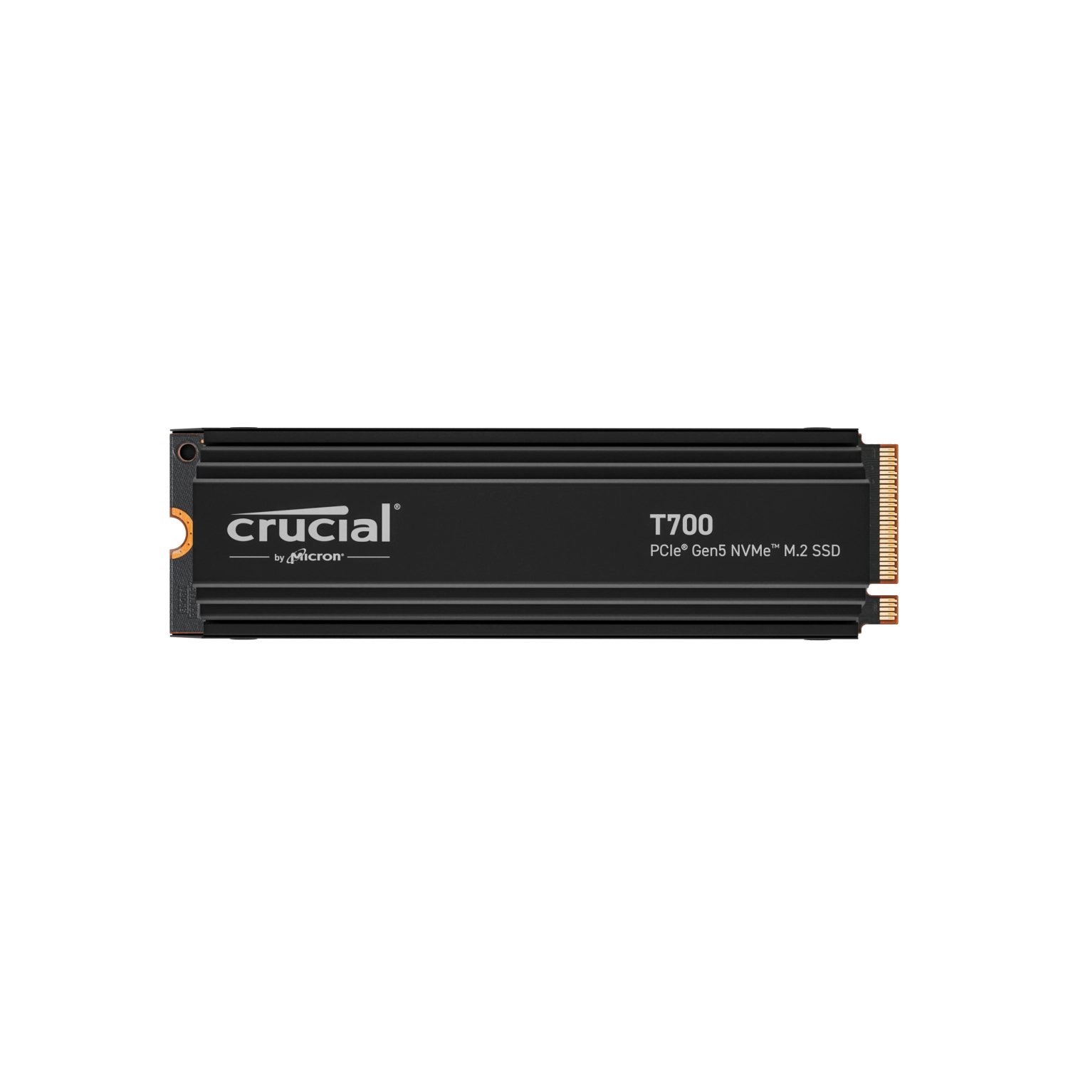 [CT1000T700SSD5] Disco SSD M.2 NVMe Crucial 1TB T700 PCIe Gen5 11700MB/s c/disipador 2280