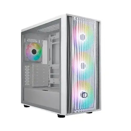 [MB600-WGNN-S00] Gabinete Cooler Master MasterBox 600 blanco 4 coolers RGB vidrio temp