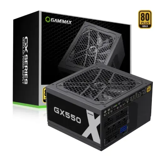 [GX-550 M] Fuente pc Gamemax 550W 80 Plus Gold GX-550 Modular ATX