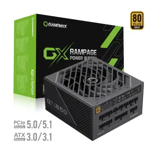 [GX-850 PRO BK] Fuente pc Gamemax 850W 80 Plus Gold GX-850 Pro negro ATX