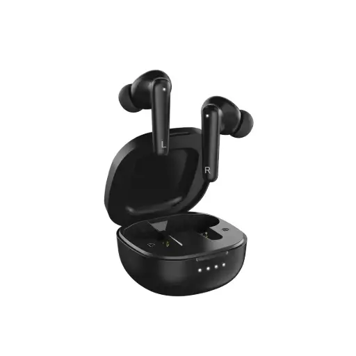 [HS-M910BT] Auricular bluetooth Genius HS-M910BT Negro BT 5.3 táctil llamadas