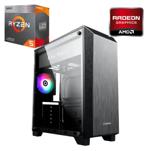[CPU-AMD07] CPU AMD AMD Ryzen 5 5600GT SSD NVMe 256GB RAM 8GB Gabinete c/fuente 650W Wifi