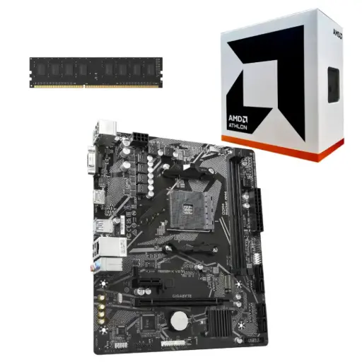 [COMBO-AMD01] Combo Amd Athlon 3000G / Placa A520 / Ram 8GB 3200MHz c/video