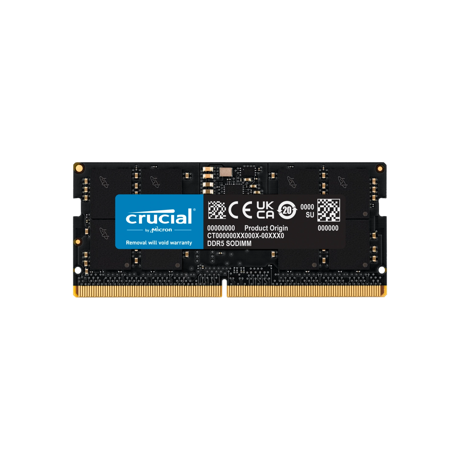 [CB16GS4800] Memoria Notebook Crucial 16GB DDR5 4800MHz CL40 Basic negra