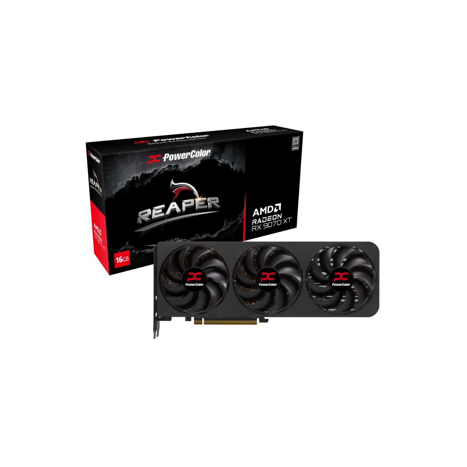 [RX9070XT 16G-A] Placa de Video Powercolor Reaper AMD Radeon RX 907