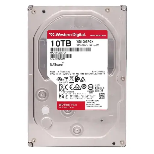 [WD100EFGX] Disco rígido Pc Western Digital Red 10TB 7200RPM 512MB