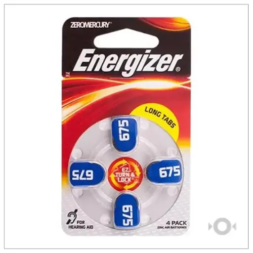 [AZ-675DPA-4] Pila Energizer 675 audífonos AZ-675DPA x unidad (1444)