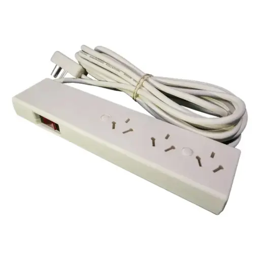 [2551] Prolongador Richi 3 tomas térmica binorma 1.5mts marfil (2551)