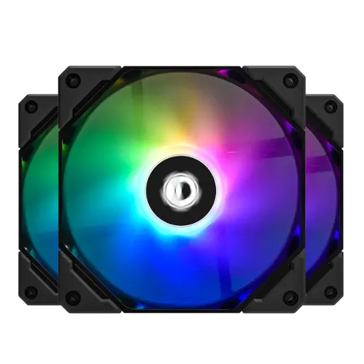 [TF-12025-ARGB-TRIO] Cooler gabinete ID-Cooling 120x120mm pack x3u ARGB negro