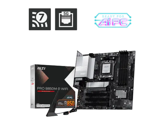[PRO B850M-P WIFI] Placa madre MSI PRO B850M-P WiFi AM5