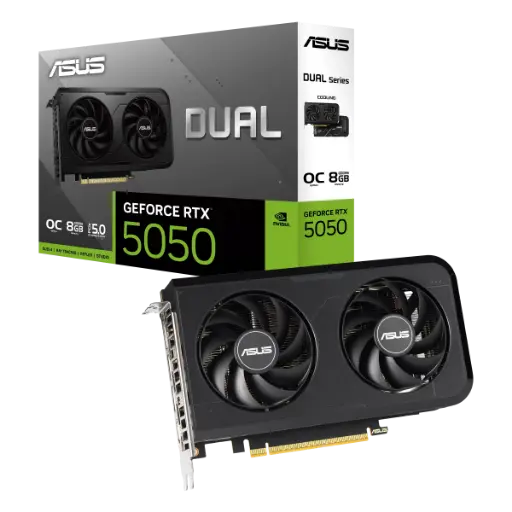 [90YV0N72-M0AA00] Placa de video ASUS RTX 5050 8GB DUAL OC