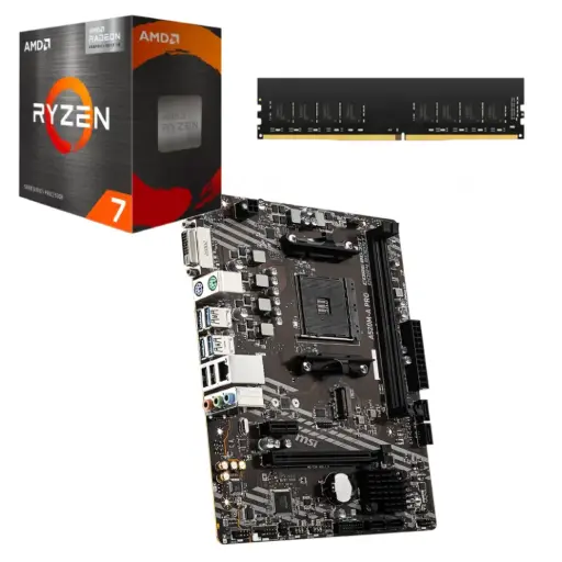 [COMBO-AMD07] Combo Amd Ryzen 7 5700G / Placa B550 / Ram 16GB 3200MHz c/video