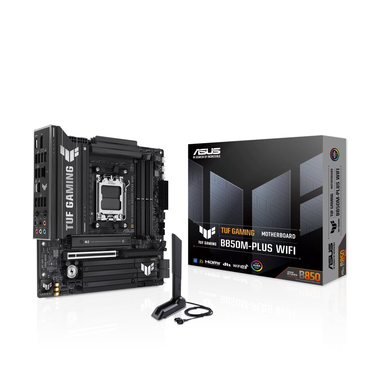[TUF GAMING B850M-PLUS WIFI] Placa Madre Asus TUF Gaming B850M-Plus Wifi AM5 DDR5