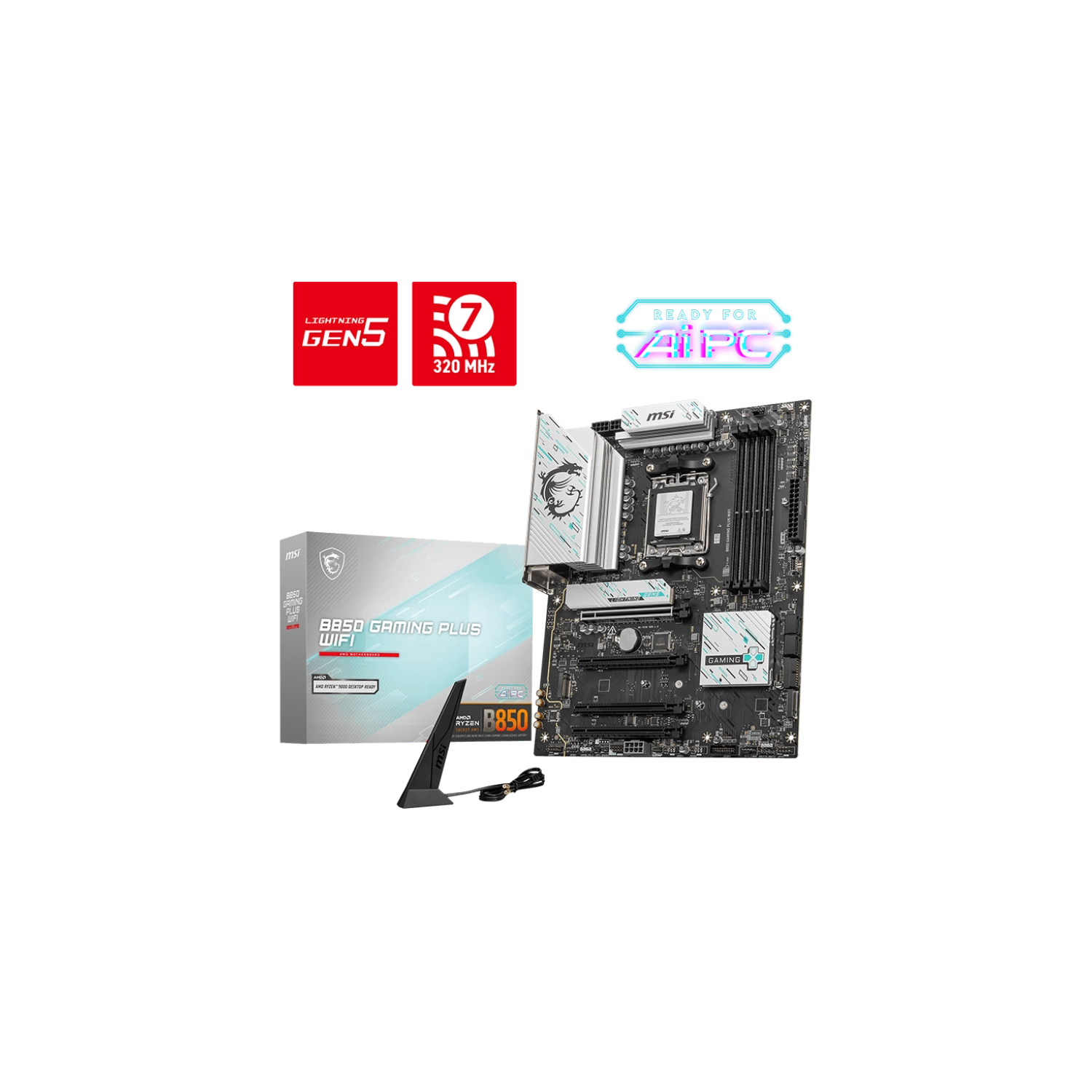 [B850 GAMING PLUS WIFI] Placa Madre MSI B850 Gaming Plus Wifi AM5 DDR5
