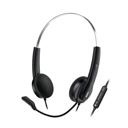[000000031710020402] Auricular Genius HS-220U USB negro 2.4m oficina/call center