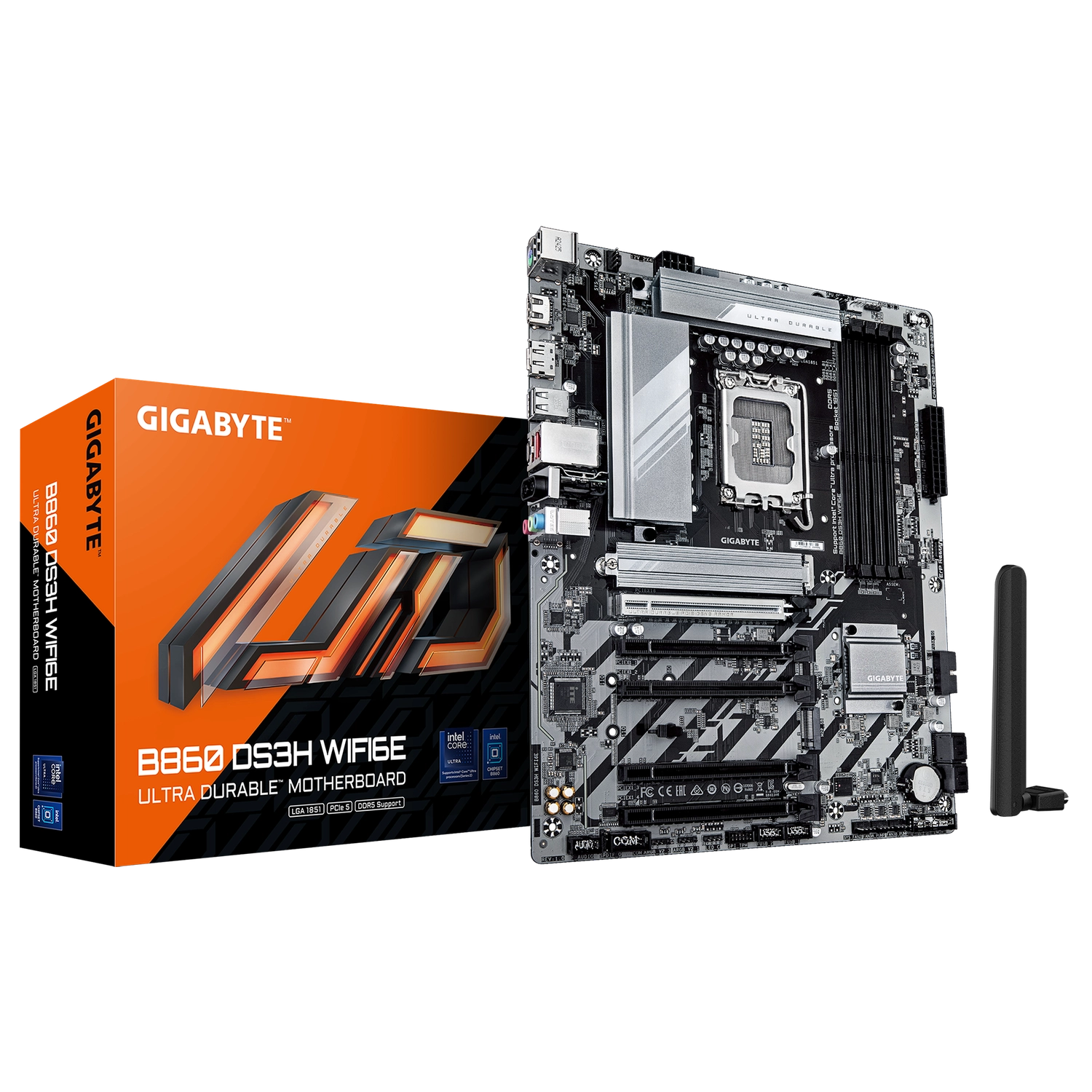 [B860 DS3H WIFI6E] Motherboard (1851) GIGABYTE B860 DS3H WIFI6E LGA1851 DDR5