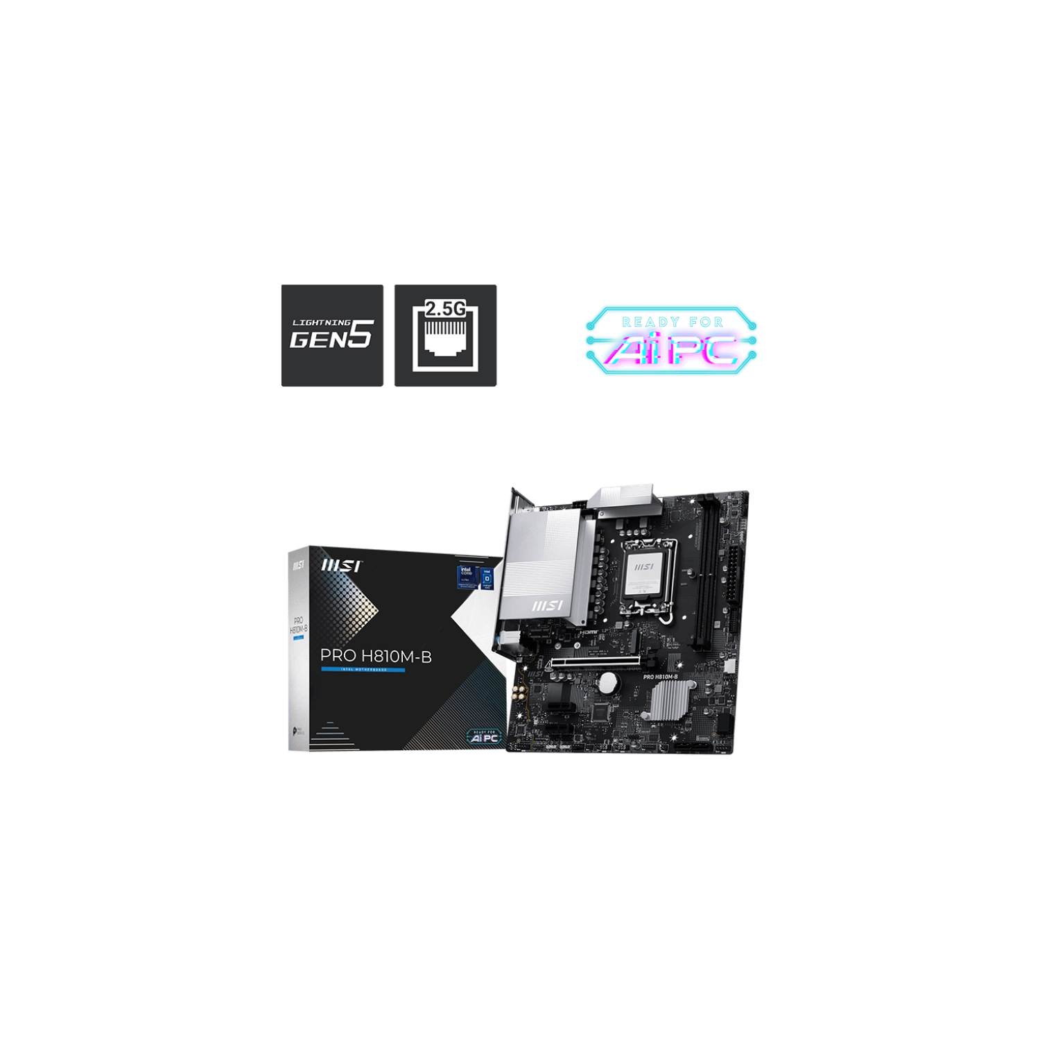 [PRO H810M-B] Placa Madre MSI Pro H810M-B s1851 DDR5