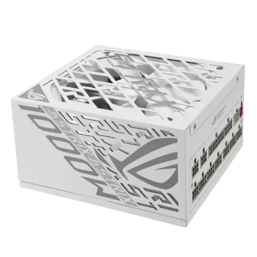 [ROG-STRIX-1000P-GAMING-WHITE] Fuente Asus Rog Strix 1000W Platinum Modular Gaming White