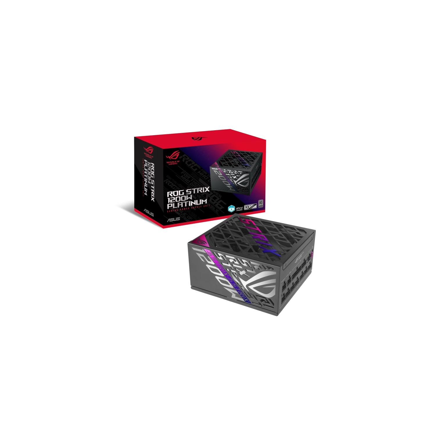 [ROG-STRIX-1200P-GAMING] Fuente Asus Rog Strix 1200W Platinum Modular Gaming black