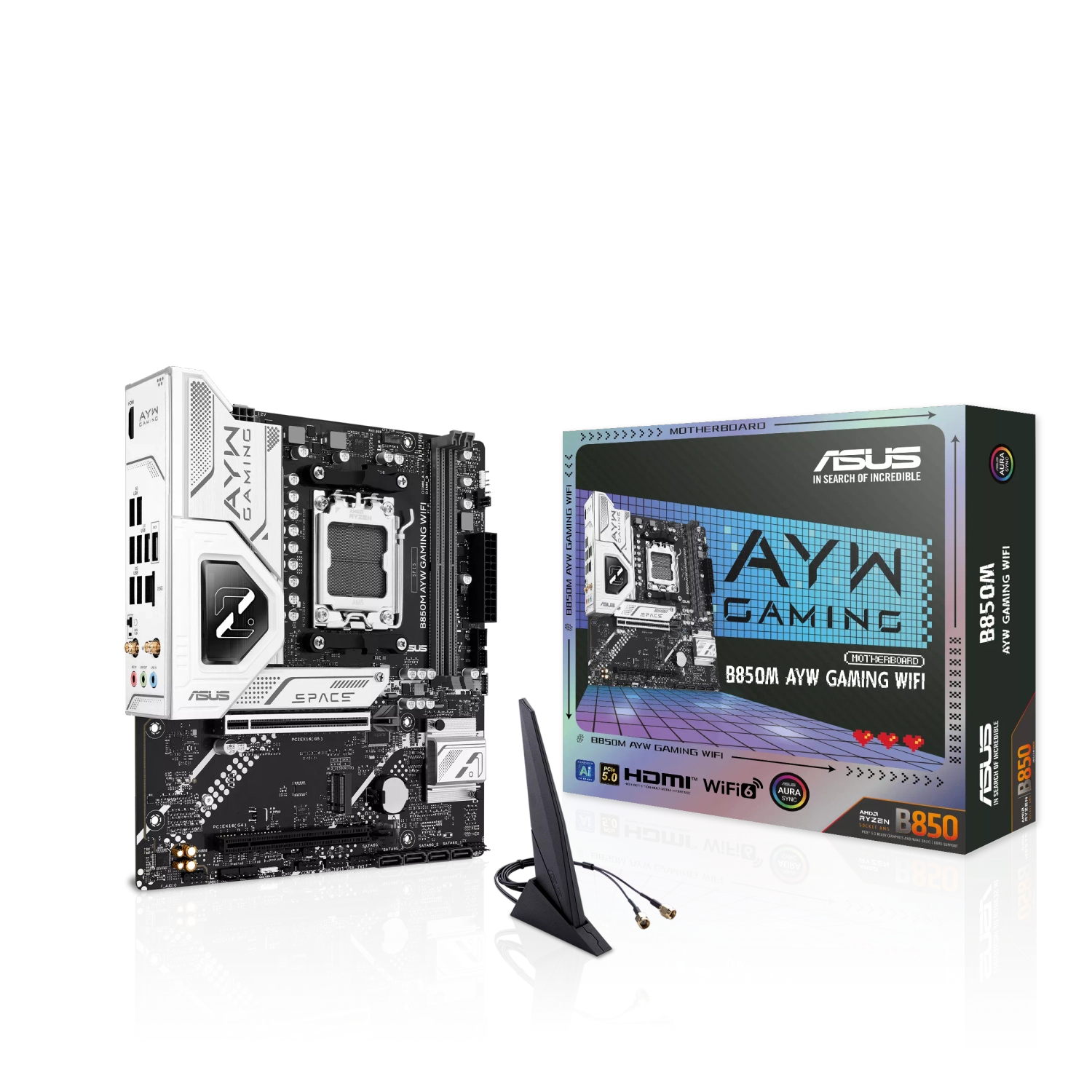 [B850M AYW GAMING WIFI] Motherboard ASUS B850M AYW GAMING WIFI AM5 DDR5