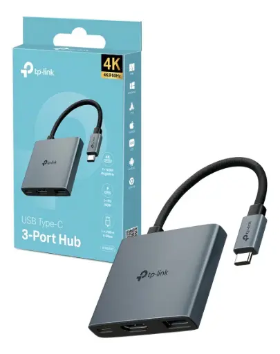 [UH3020C] Hub docking multipuerto Tp-Link UH3020C USB-C 3 en 1 HDMI + USB C + USB 3.0