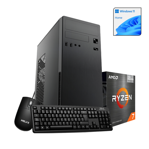 [KL-PC-5700G-16G-512G-W11H] Pc Kelyx AMD Ryzen 7-5700G 16Gb M.2 512G Win 11 Home (5581)