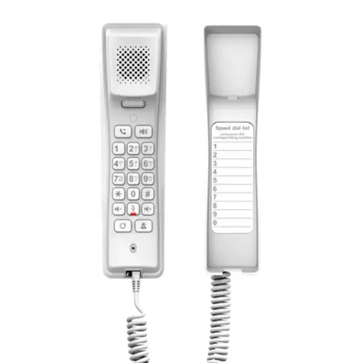 [H2U-V2] Teléfono IP Fanvil H2U-V2 blanco para colgar 2 cuentas SIP 2 líneas con PoE