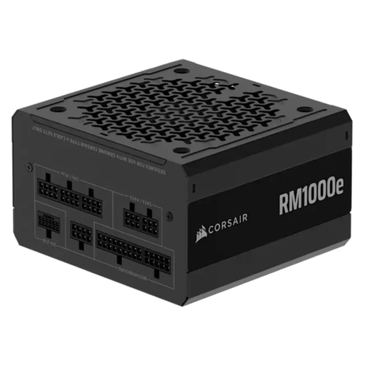 [CP-9020297-AR] Fuente Corsair RM1000e 1000W Cybenetics Gold Full Modular PCIe 5.1 / ATX 3.1 Black (1280)