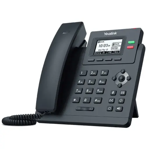 [T31] Teléfono IP SIP Yealink T31 LCD 2.3" soporta 2 líneas c/fuente