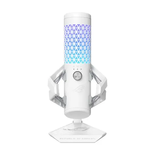 [C501 ROG CARNYX/WHT/NA] Micrófono Asus C501 ROG Carnyx Blanco ARGB Aura Sync
