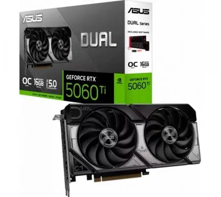 [DUAL-RTX5060TI-O8G] Placa de Video ASUS NVIDIA GeForce DUAL RTX5060TI
