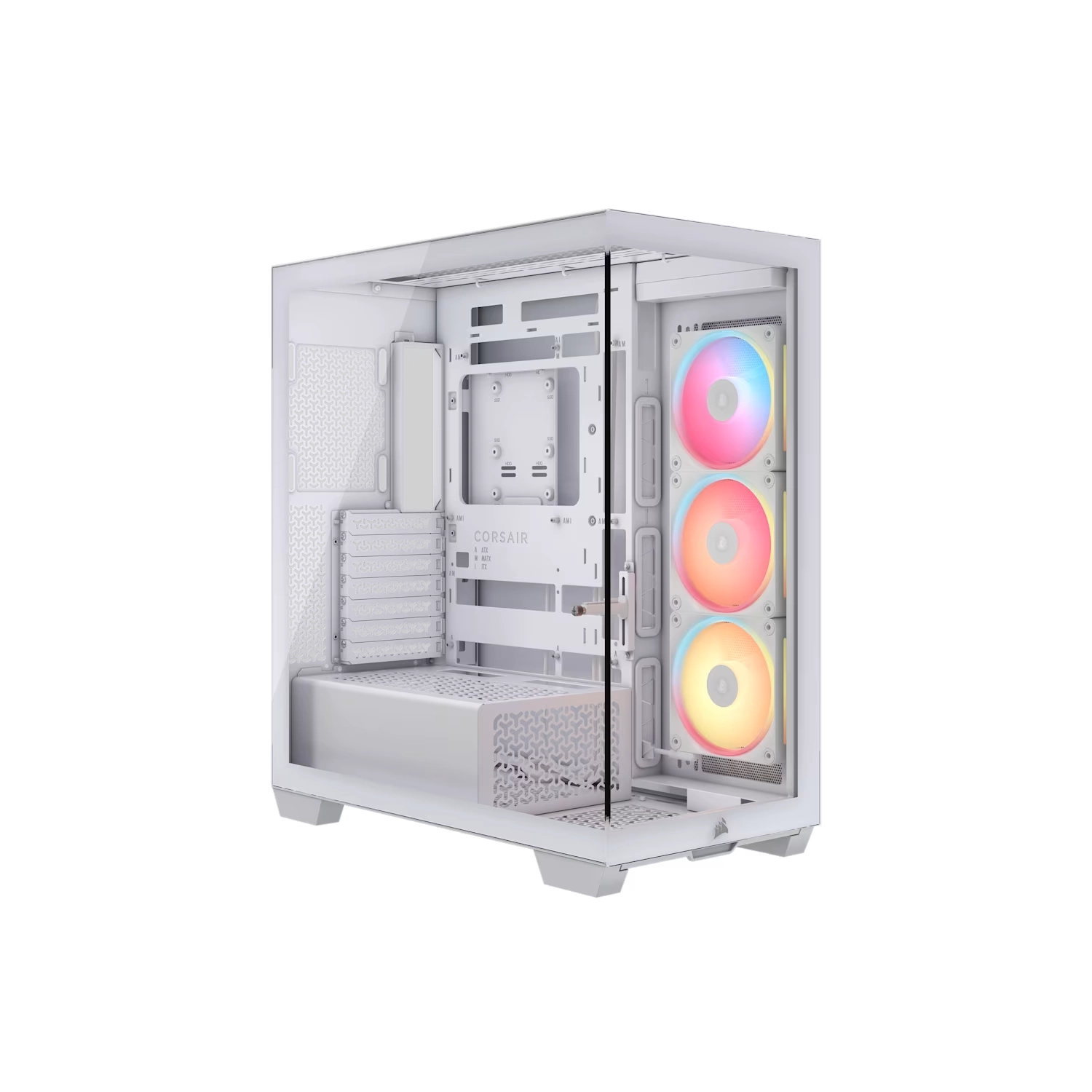 [CC-9011325-WW] Gabinete CORSAIR 3500X LX-R RGB iCUE LINK Mid Tower Blanco