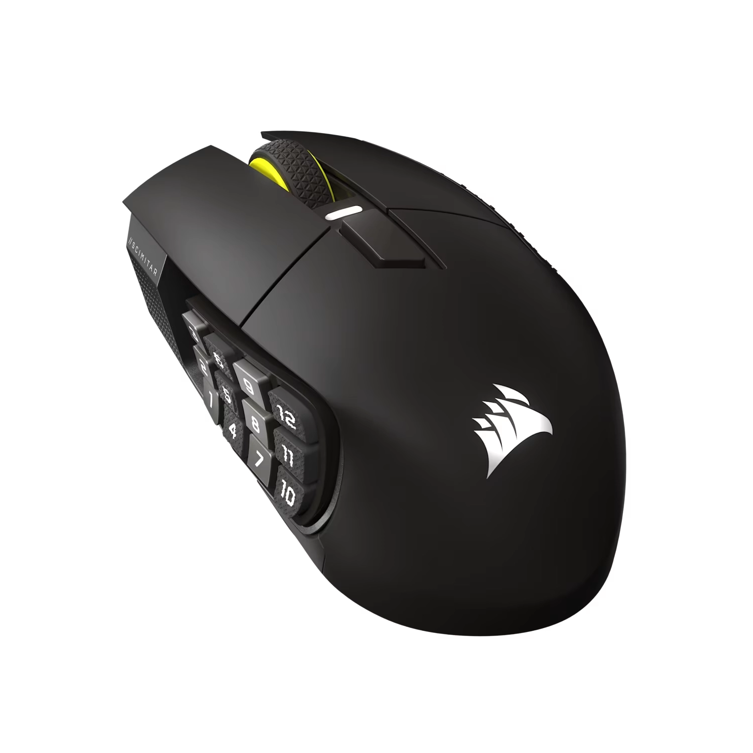 [CH-9314014-WW]  Mouse gamer inalámbrico Corsair Scimitar Elite MMO gris metálico