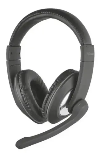 [21662] Auricular Trust Reno 3.5 Mm Negro Con Microfono
