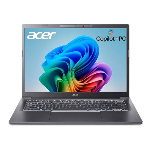[NX.J8LAL.005]  Notebook Acer Aspire AI 14" Intel Ultra 5 CU5226V 16GB 1TB W11 Home gris