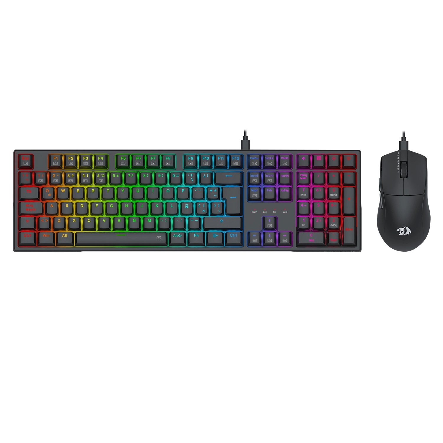[S146-SP] Combo Teclado Y Mouse Redragon S146