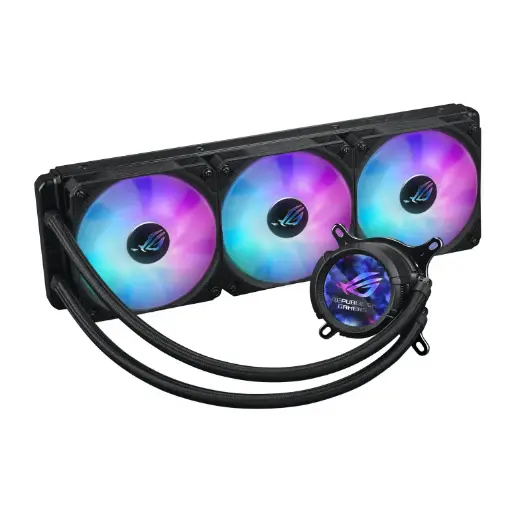 [ROG STRIX LC III 360 ARGB LCD] Cooler líquido Asus ROG Strix LC III 360 ARGB LCD negro