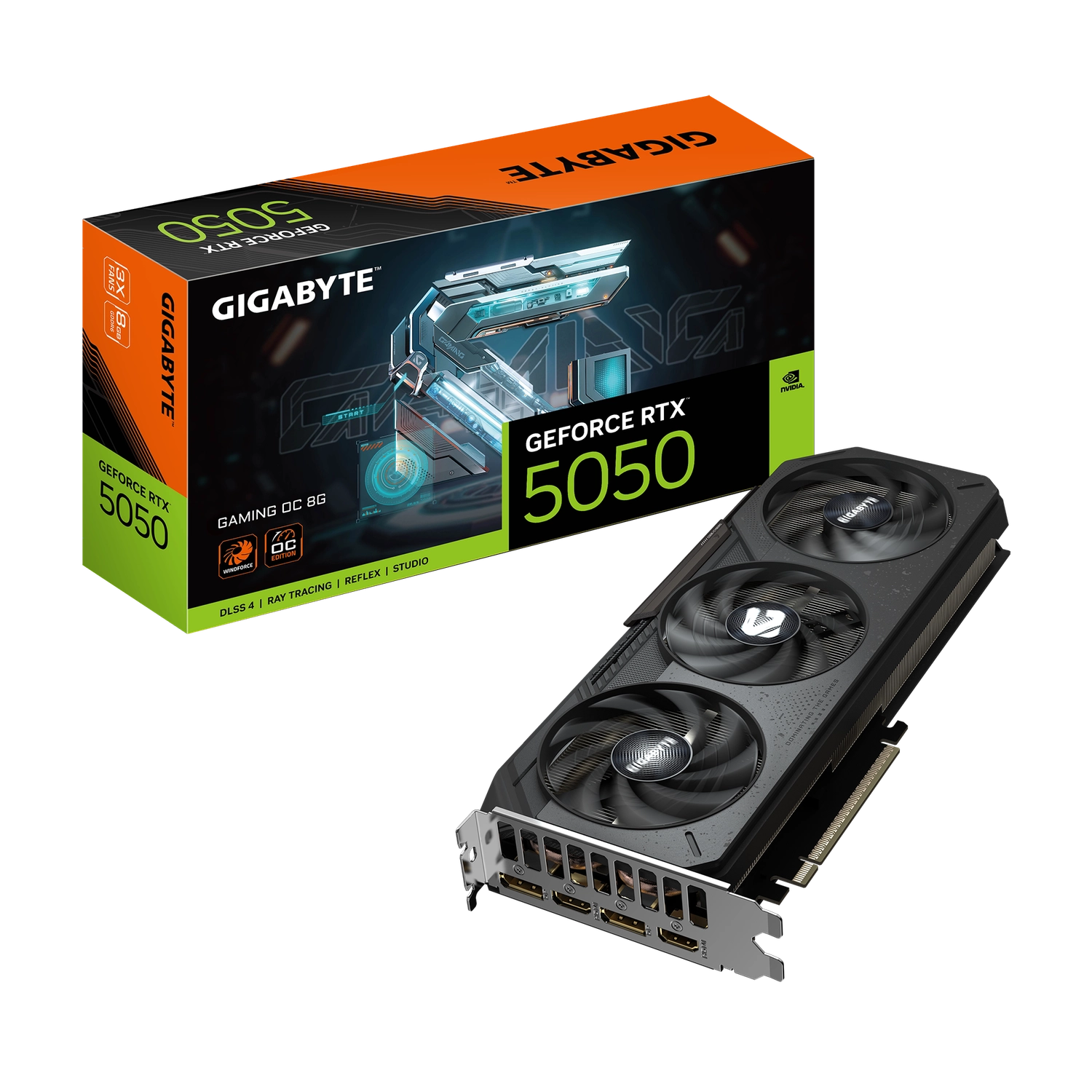 [GV-N5050GAMING OC-8GD] Placa de Video Gigabyte RTX 5050 GAMING OC 8G GDDR6