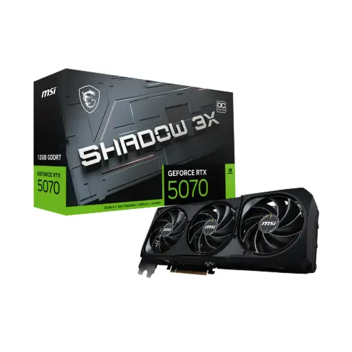 [RTX 5070 12G SHADOW 3X OC] Placa de video MSI RTX 5070 12G SHADOW 3X OC GDDR7