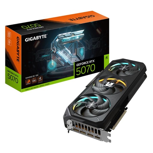 [GV-N5070GAMING OC-12GD] Placa De Video Gigabyte Geforce Rtx 5070 Gaming Oc 12G Gddr7